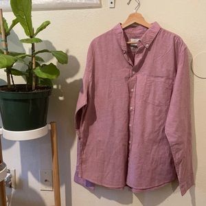 Men’s long sleeve button down